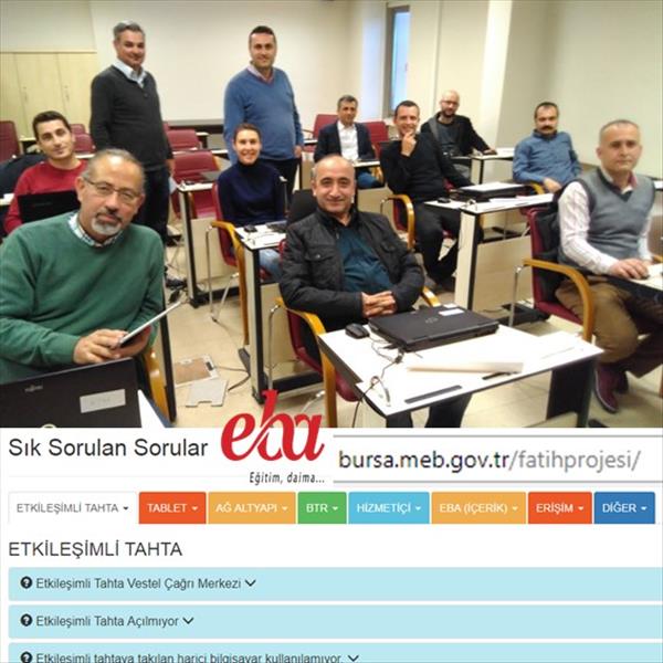 Bursa Fatih projesi eğitmenleri 2.dönem değerlendirme toplantısı yapıldı.