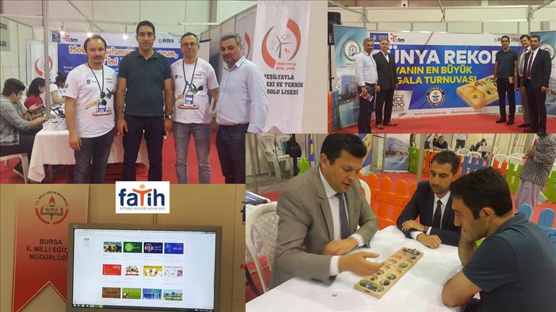 Eğitim Yayınları ve İçerik Yönetimi Daire Başkanı Sn.Mehmet RÜŞEN FATİH Proje standını ziyaret etti