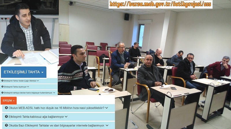 Bursa Fatih projesi eğitmenleri 2.dönem değerlendirme toplantısı yapıldı