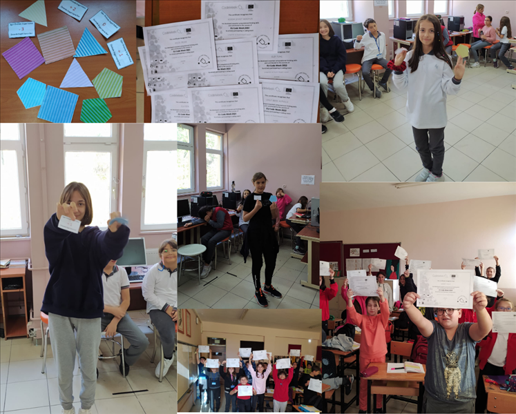 Bursa/Osmangazi Hüseyin Kabacak Ortaokulu Code Week 2022 Etkinliği