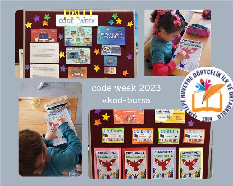 Nilüfer IşIktepe Rüveyde Dörtçelik İlkokulu CodeWeek Çalışmaları