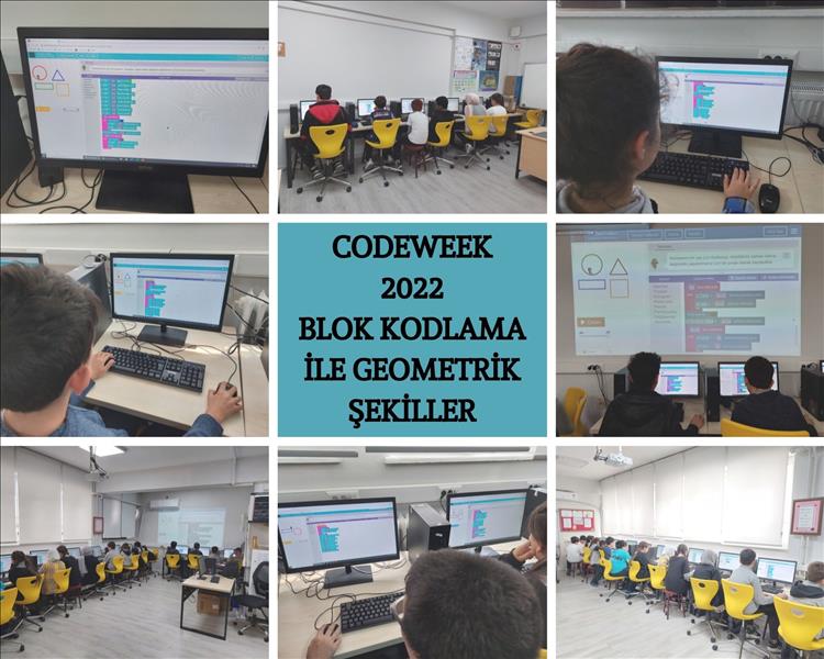 Bursa/Osmangazi Altıparmak Fethi Açançiçek Ortaokulu CodeWeek 2022 Etkinlikleri
