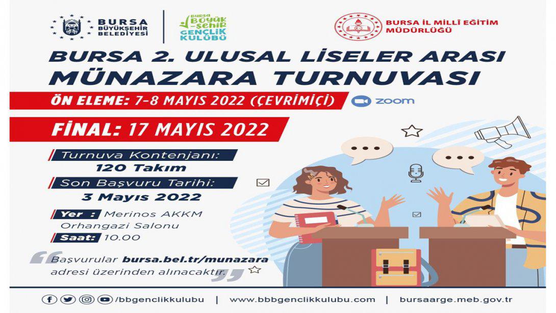 Bursa Ulusal Liseler Arası Münazara Turnuvası