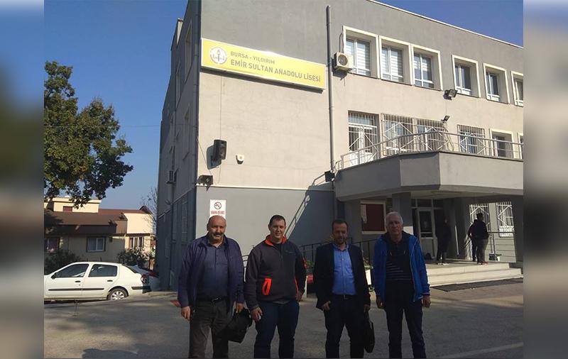 Emir Sultan Anadolu Lisesi okulunda Mekanik Tesisat Sistemleri Ekibi ve yetkili servisi Arif Elektrik firmasının kazan brülör yıllık periyodik bakım uygulamasıni denetledik.
