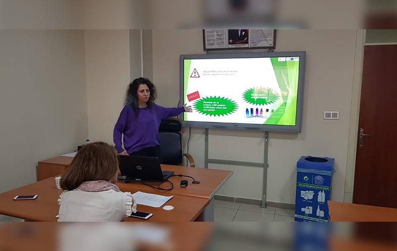Yeşil karne projesi kapsamında eğiticiler eğitimi gerçekleştirildi.