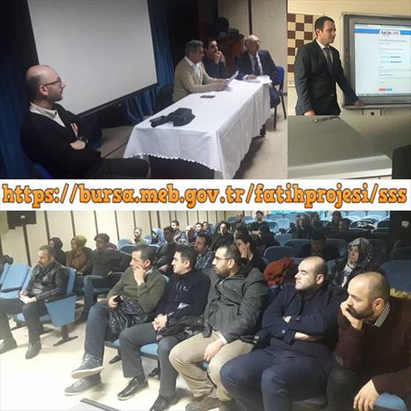 Fatih Projesi BT rehber öğretmenleri toplantısı