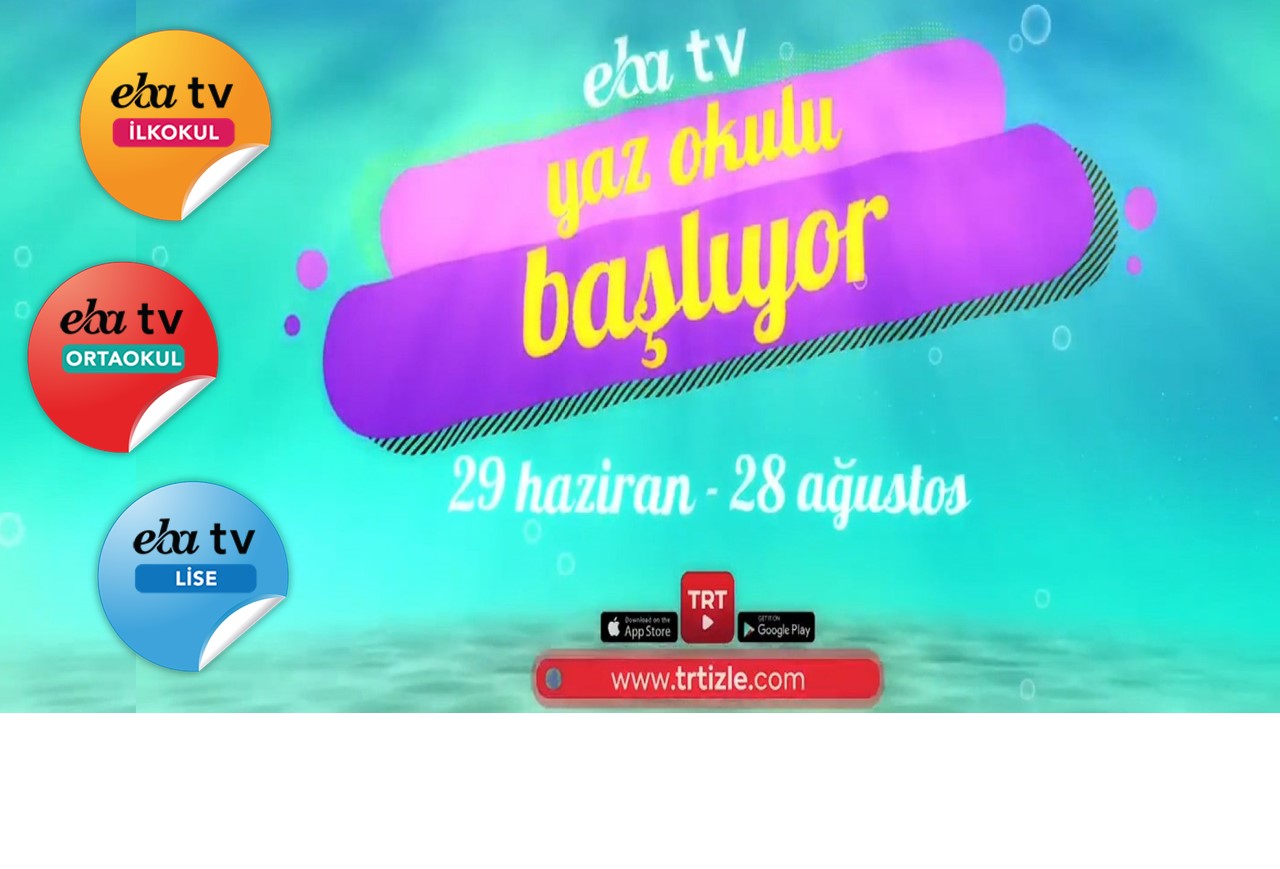 TRT EBA TV'DE YAZ OKULU BAŞLIYOR
