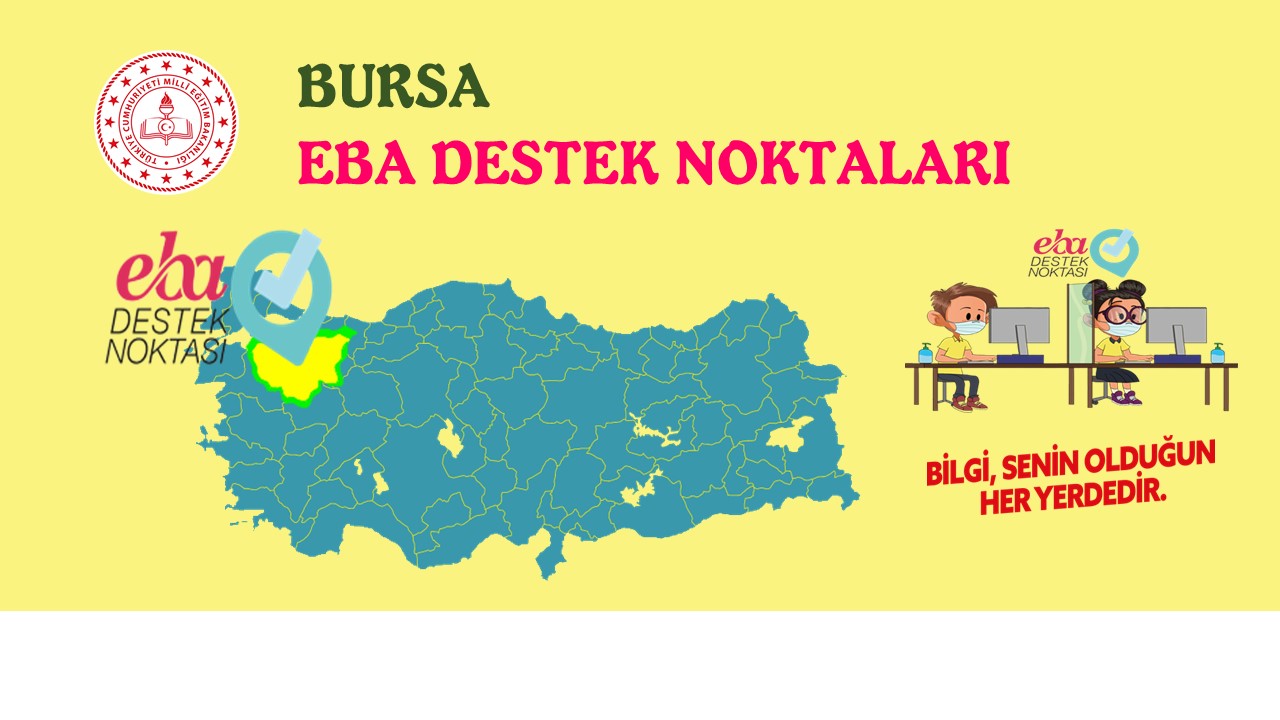 Bursa'da Açılan EBA Destek Noktaları